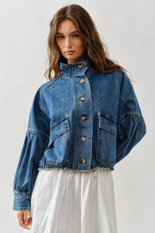 Elle Denim Edge Jacket