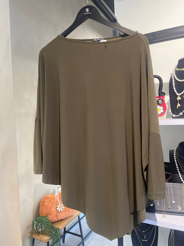 Olive Aura Top