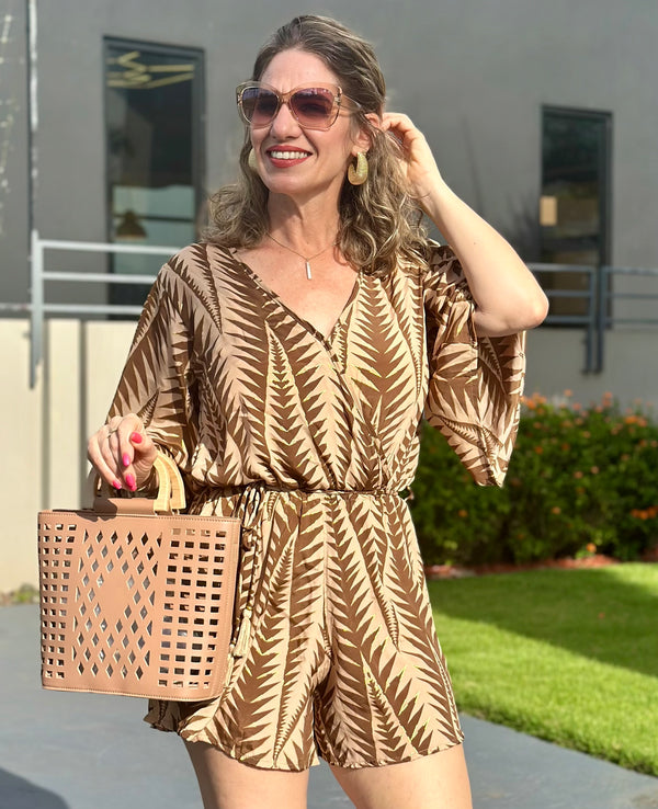 Palm Mirage Romper