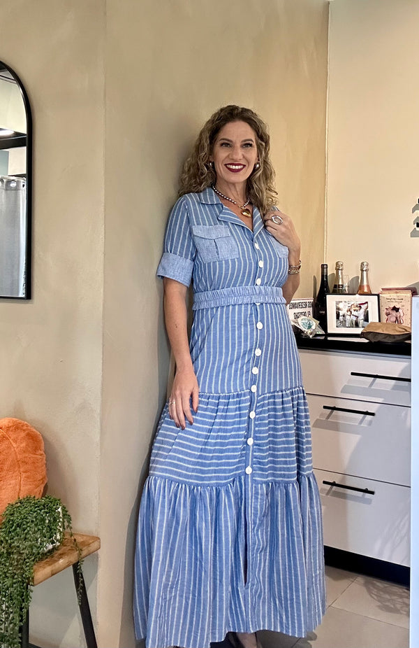 Blue Horizon Maxi Dress