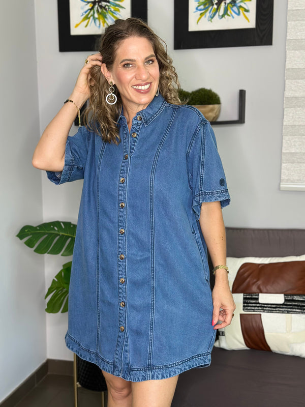 Denim Sundown Short Dress