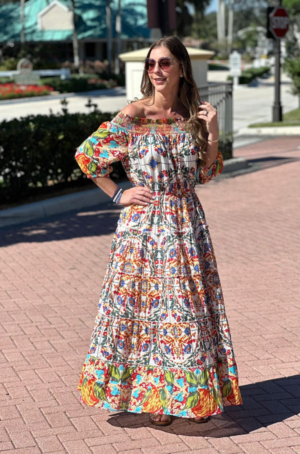 Maria Off Shoulder Dress