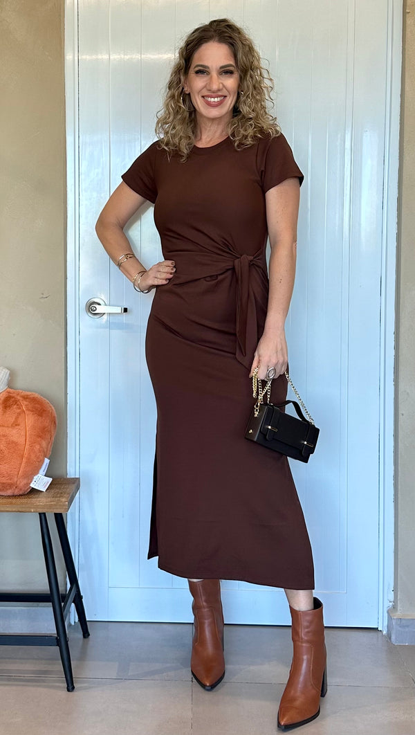 Stacy Knot Midi Dress