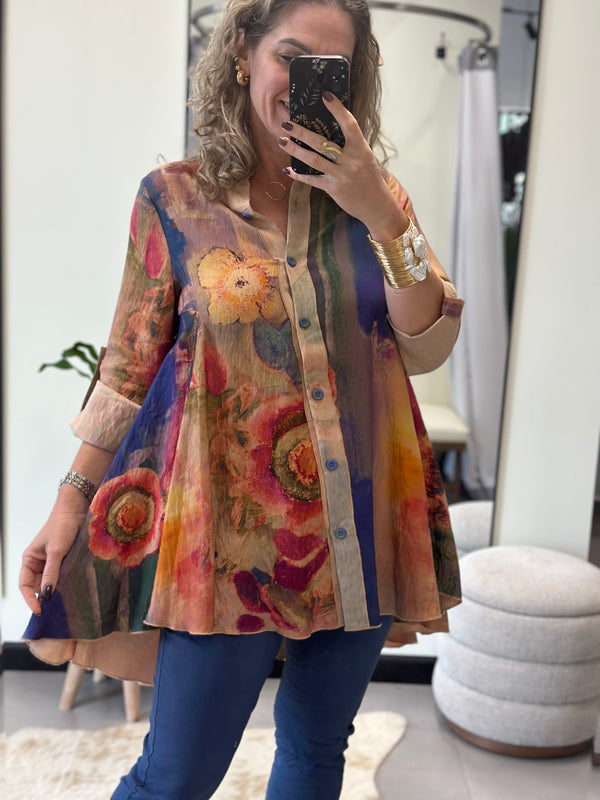 Artistic Bloom Blouse