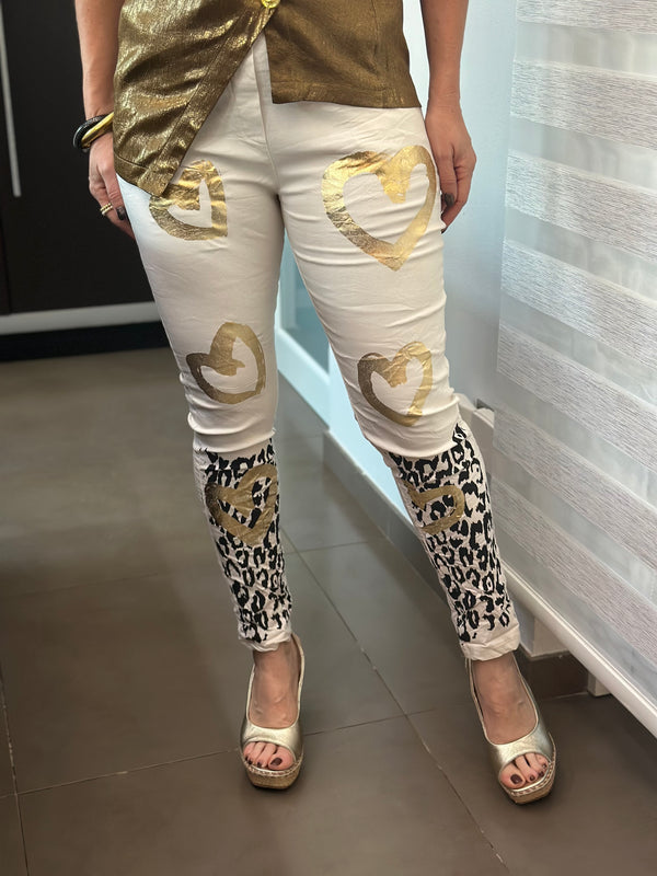 Italian Animal Print Joggers