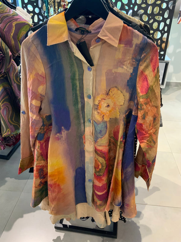 Artistic Bloom Blouse