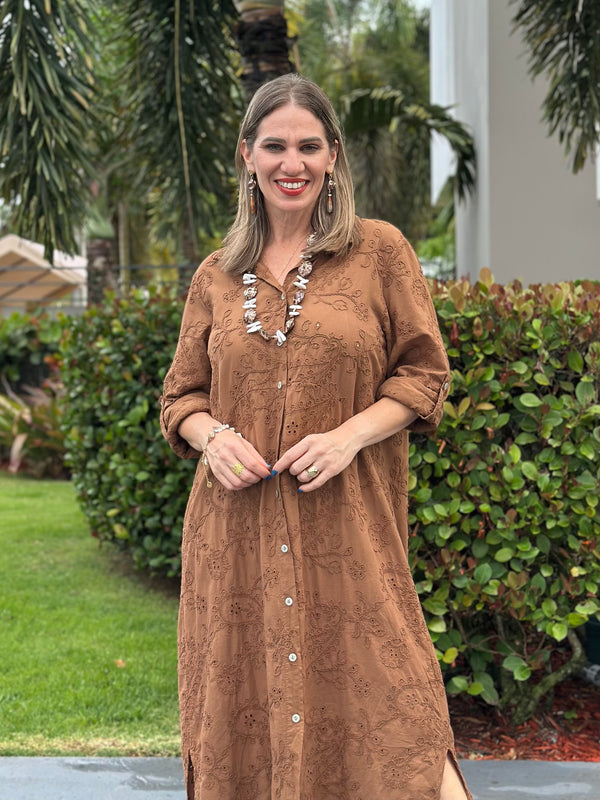 Italian Brown Dress