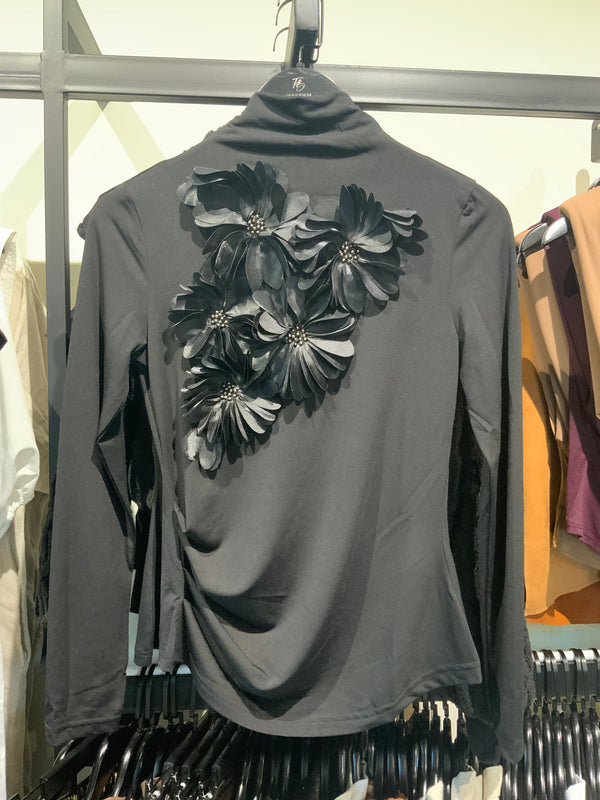 Black Orchid Drama Top