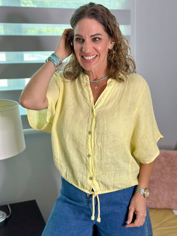 Lily Linen Blouse