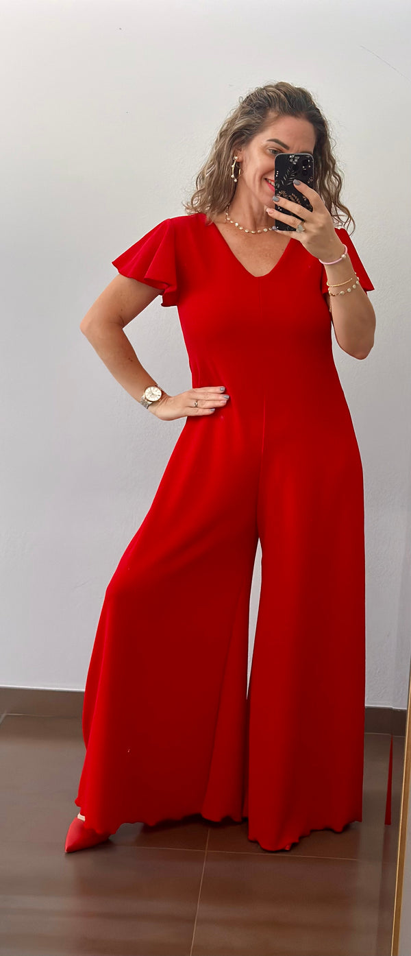 Red Elegant Claudia Jumpsuit