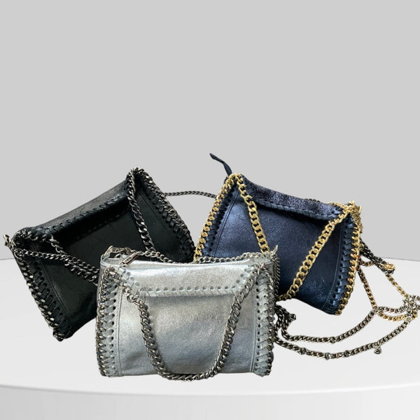 Italian metallic bags