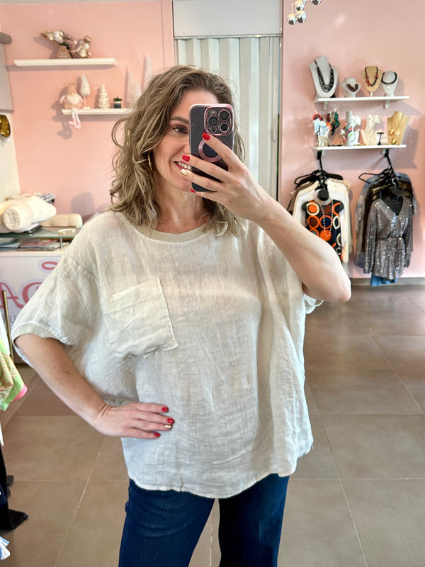 Hana Linen Blouse