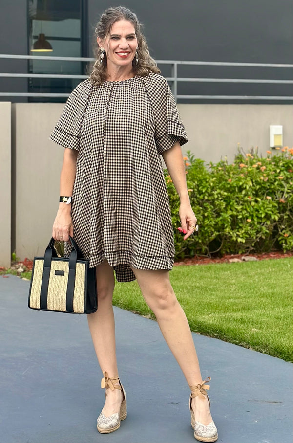 Gingham Breeze Dress