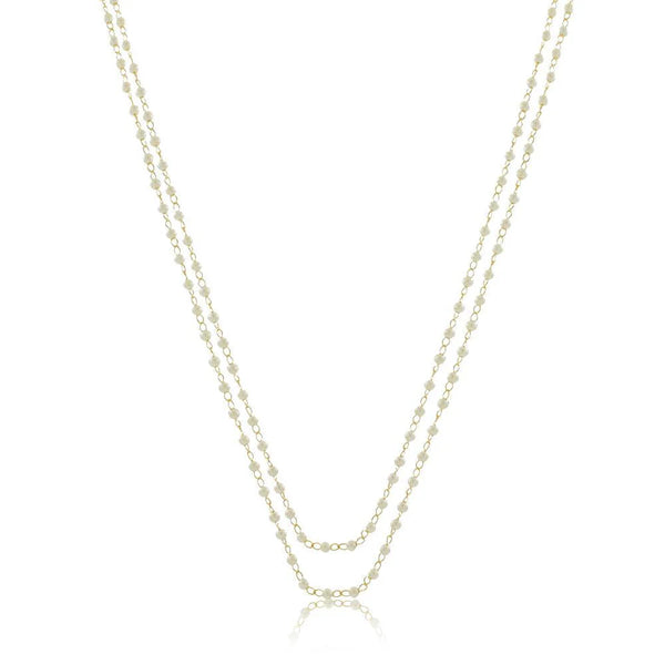 Leisha Pearl Necklace 48”