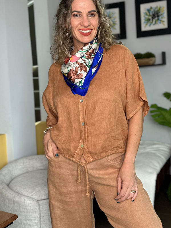 Lily Linen Blouse