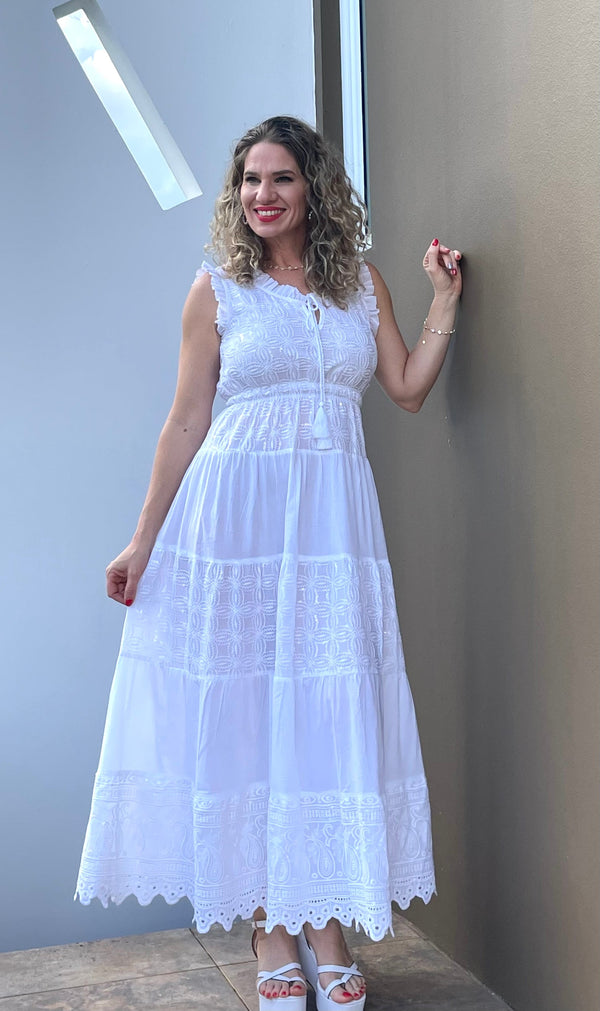Sophia White Dress